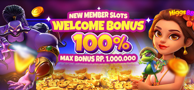 WELCOME BONUS NEW MEMBER SLOT 100%